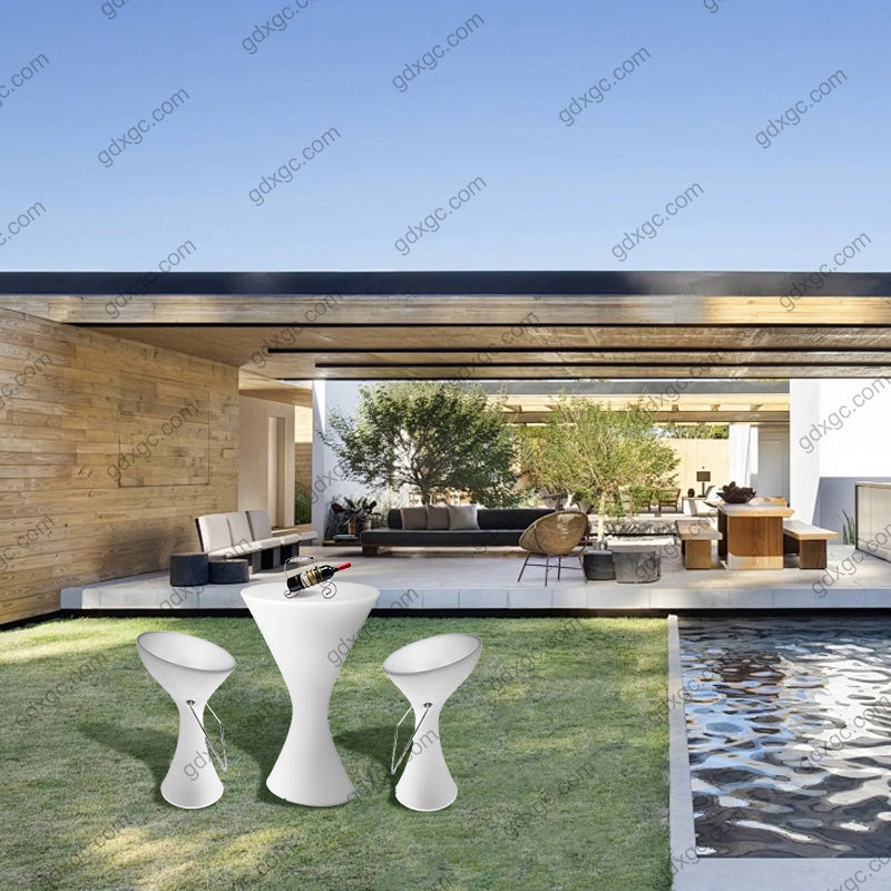 Swimming Pool High Barstool Outdoor Garden Waterproof Coffee Stool