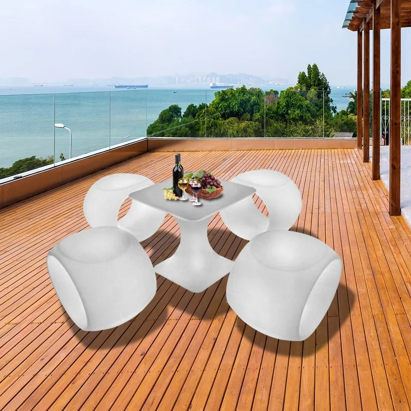 Square PE Bar Coffee Table CF338