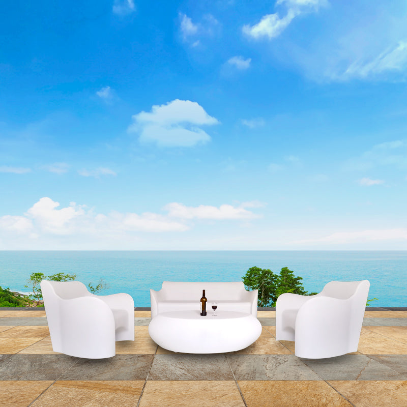 Hotel Plastic UV-resistant sofa set