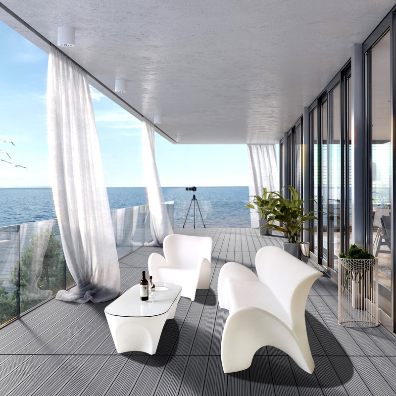 Hotel Beach Plastic UV-resistant sofa set