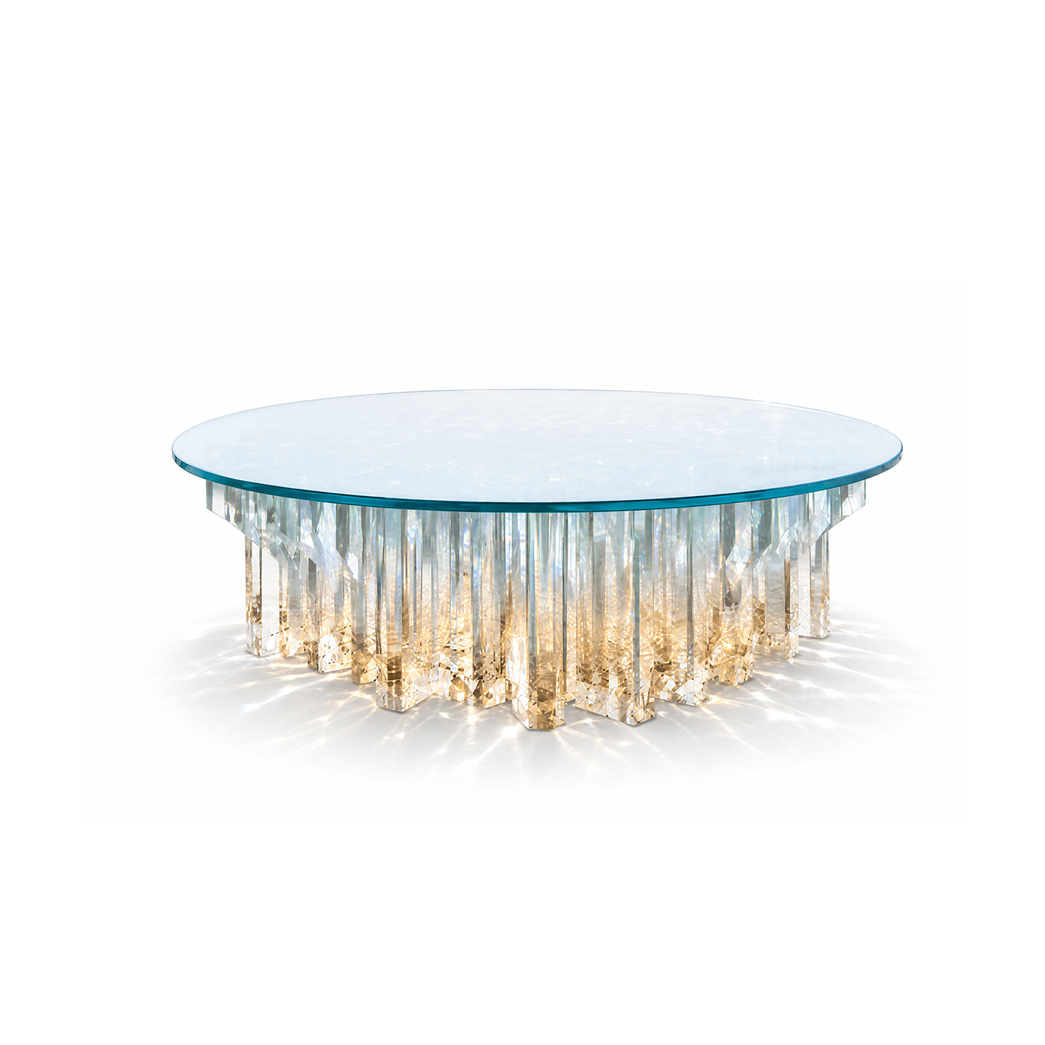 Crystal Coffee Table XGC-101 | Luxury Crystal Resin Coffee Table for Hospitality &amp; Luxury Interiors