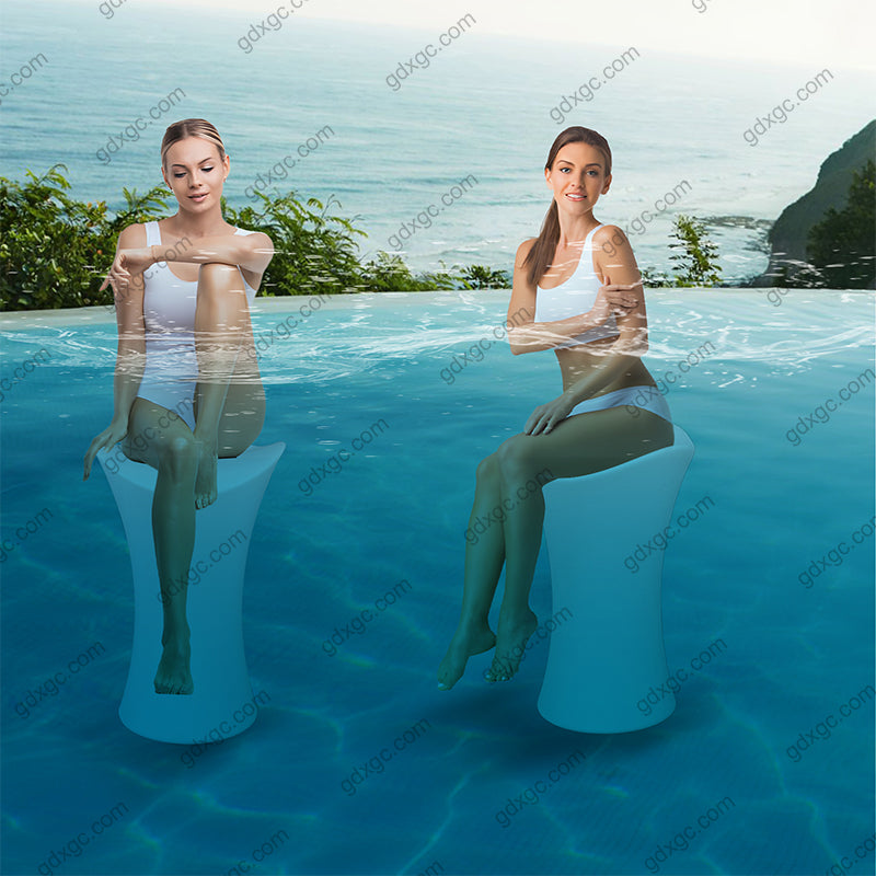 Swimming Pool High Barstool Outdoor Garden Waterproof Coffee Stool