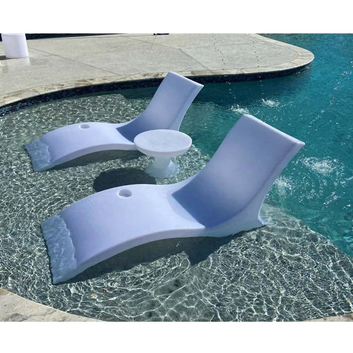 In Pool Sun Shelf Swimming Pool Tables Garden UV-resistant Coffee Table