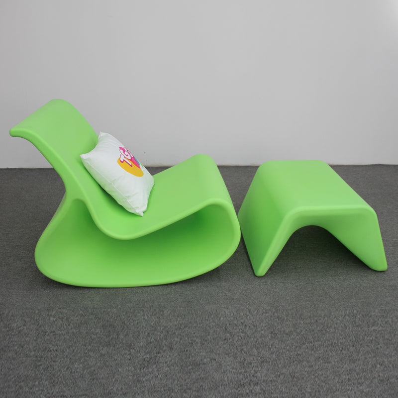 Outdoor Plastic Rocking Chairs Comfortable Beach Garden Chairs